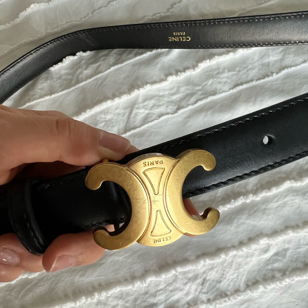 Celine Triomphe Belt size 80